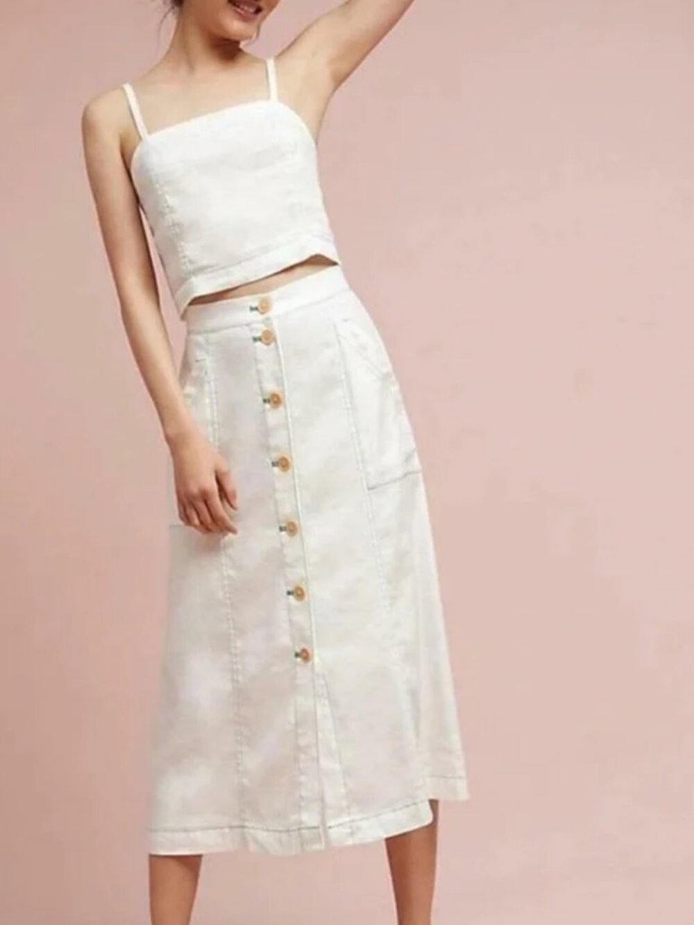 Akemi+Kin Anthro Riverine Crop and Skirt Set - Shipping incl